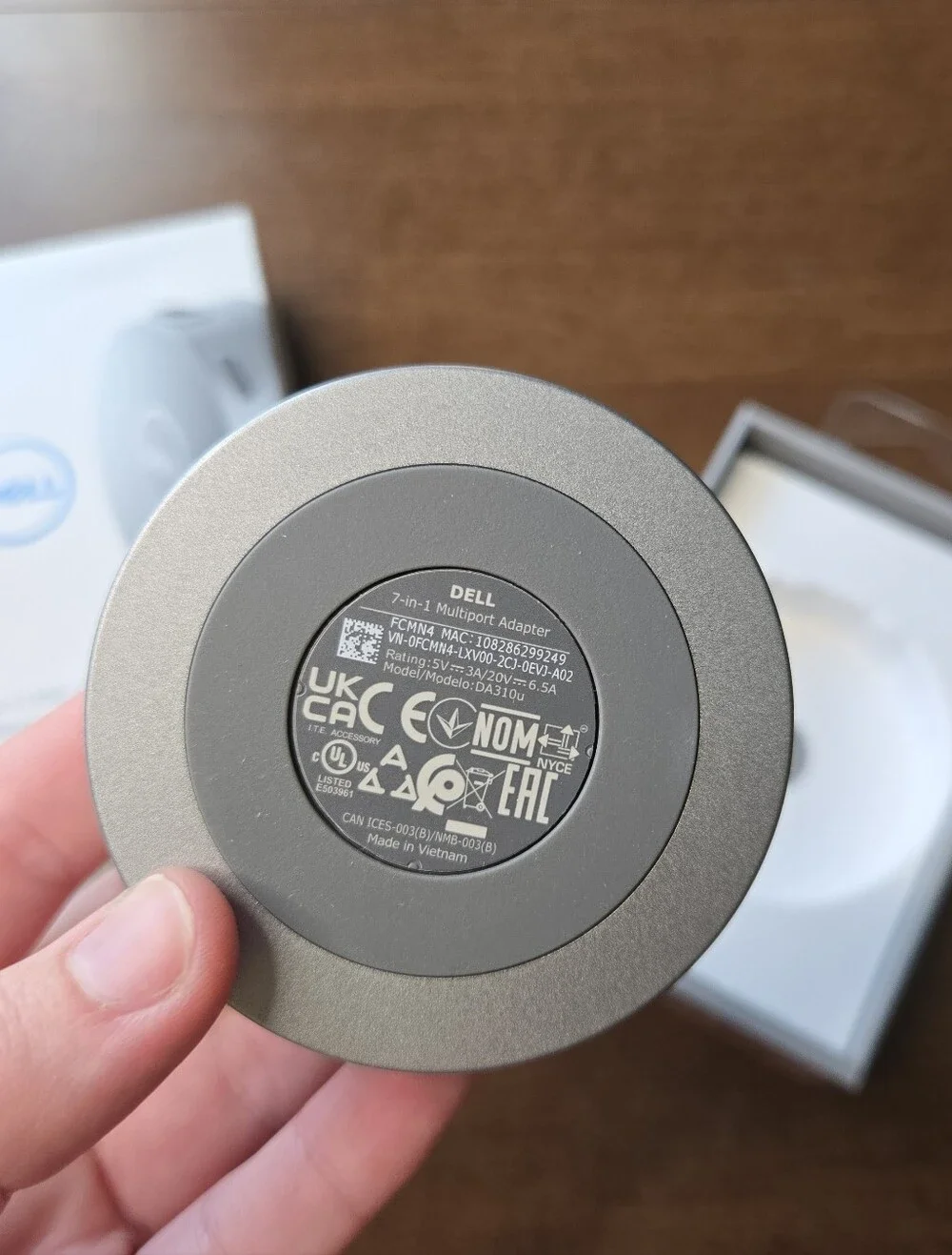 New Dell DA305 6-in-1 USB-C Multiport Adapter Docking Station W/ Box & Manual
